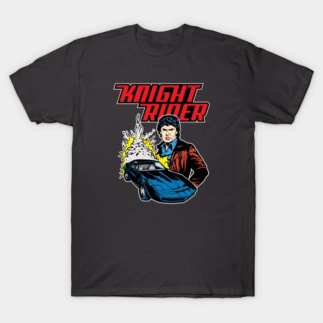 Knight Rider T-Shirt by Chewbaccadoll